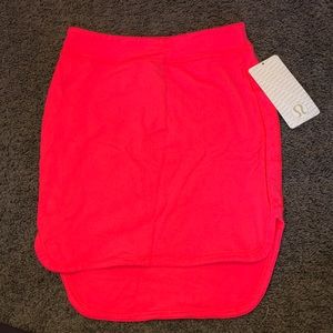 Lululemon neon pink city skirt